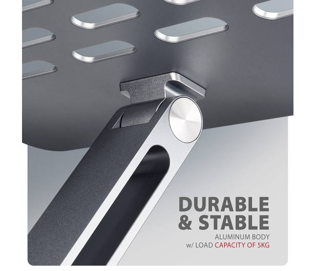 AXAGON STND-LQ, aluminiowy HQ stojak dla laptop 10" - 16" - 1353453 - zdjęcie 3